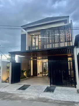 Rumah baru full furnish area persawahan purwomartani