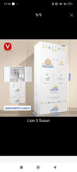 Lemari pakaian bayi