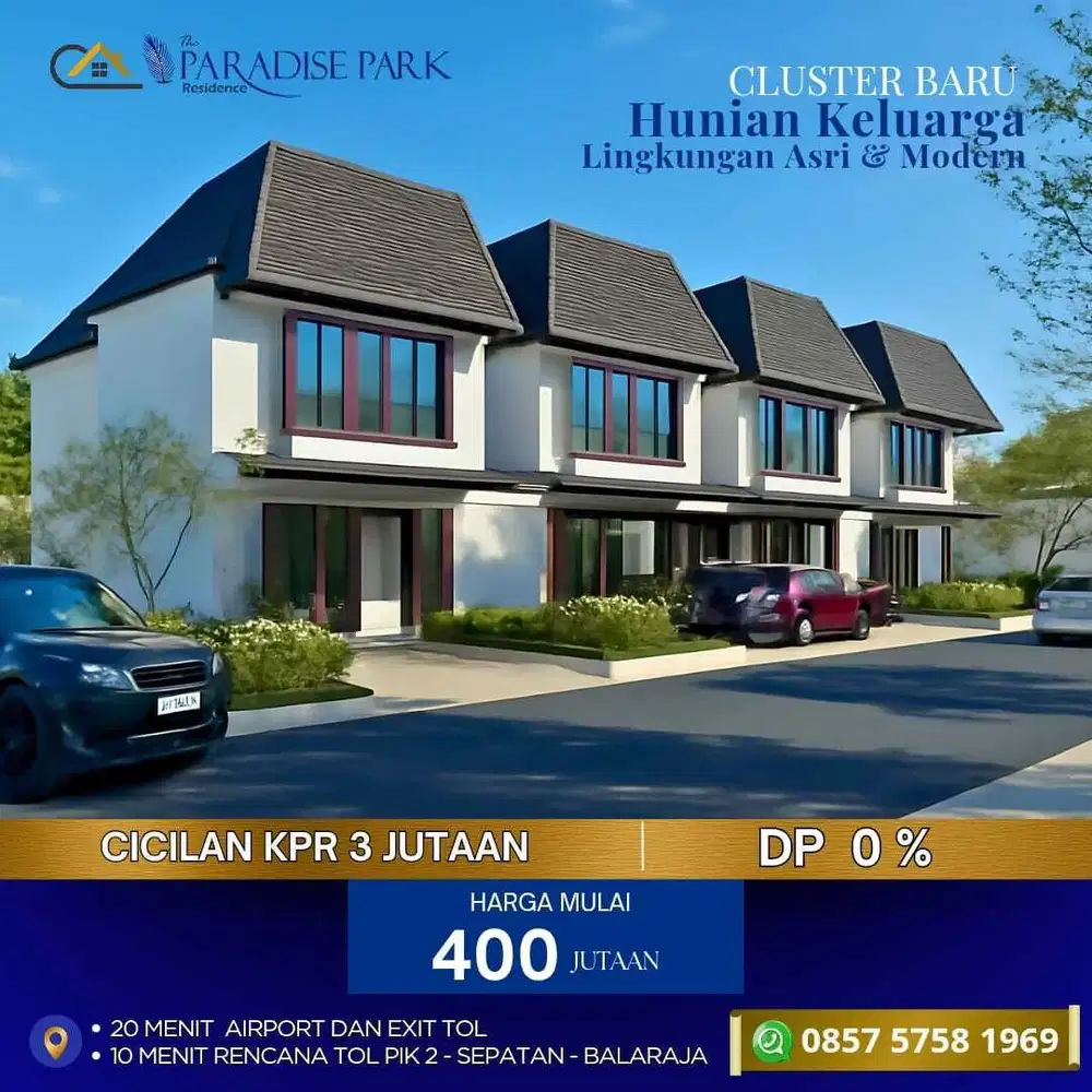 Di Jual Rumah Sangat Strategis di Tangerang Dekat Airport & TOL