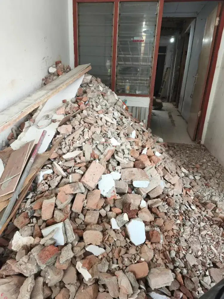 (Gratis) Puing bangunan Bata Merah