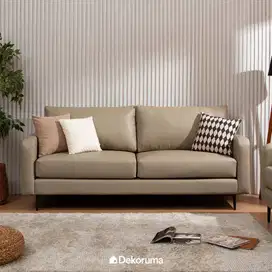 Dekoruma Heim Studio TAKA Sofa Kulit 3 Dudukan