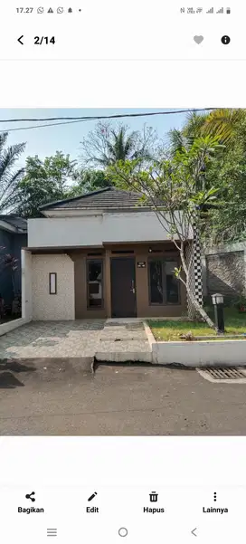Disewakan rumah siap huni, Green Bali Resort 1, Pondok Rajeg, Cibinon