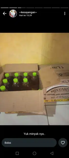 Minyak goreng kemasan 1 liter