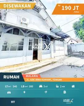 Disewakan Rumah Vintage Luas Dan Sangat Strategis di Pusat Kota Malang