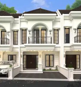 Rumah American classic siap huni