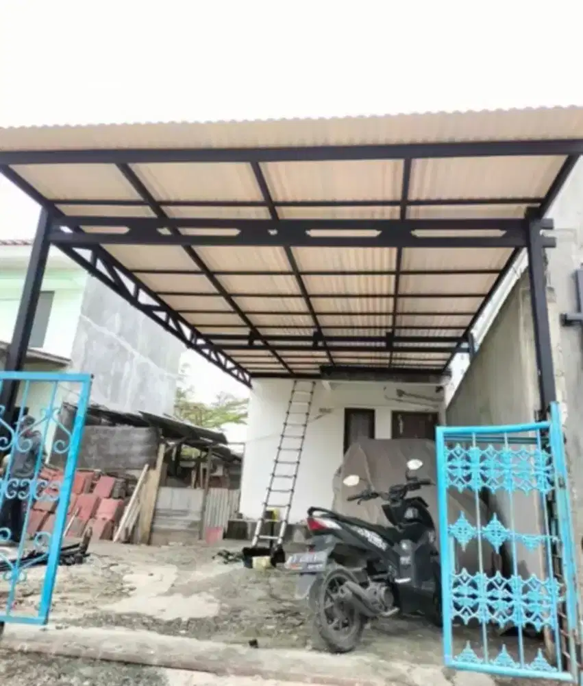Kanopi baja ringan atap alderon rs double layer & single layer