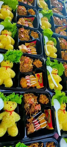 Nasi kuning bento Ultah