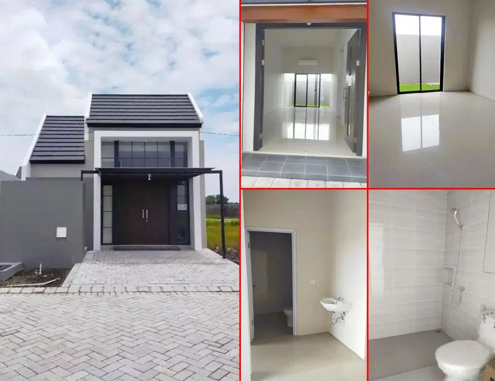 Rumah baru belum pernah dihuni