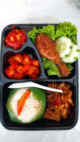 Nasi liwet bento
