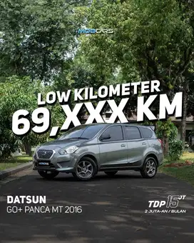 FREE ETOLL & BBM FULL TANK DATSUN GO + PANCA MT 2016 MANUAL