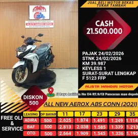 Yamaha NEW AEROX ABS CONN 2021 kredit 0% via CC