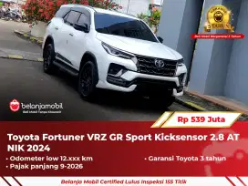 [ GARANSI 5TH ] Toyota Fortuner VRZ GR Sport Kicksensor 2024 2025