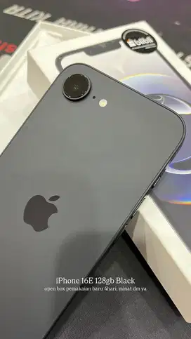 IPHONE 16E 128 BLACK OPEN BOX