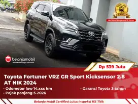[ GARANSI 5TH ] Toyota Fortuner VRZ GR Sport Kicksensor 2024 2025