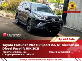 [ GARANSI 5TH ] Toyota Fortuner VRZ GR Sport 2.4 Kicksensor 2021 2022