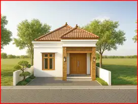 Sumberarum Moyudan, Rumah Murah 300 Jt-An Gaya Bali Type 50