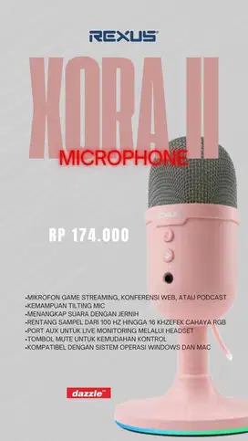 Mic streaming Rexus Xora II
