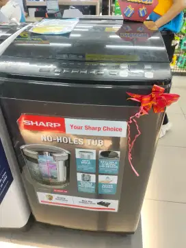 Promo cicilan Mesin cuci top loading Sharp