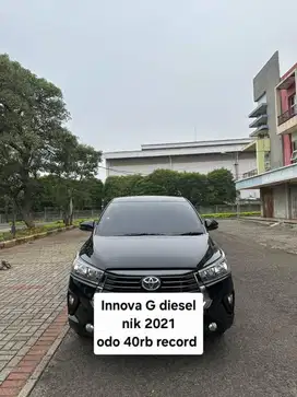 Toyota Innova G 2021 at 2022 odo40rb facelift 2020  new model  hitam