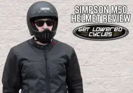JUAL HELM KOLEKSI SIMPSON M-50 ORI AMRIK (bllack dof)