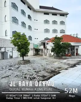Dijual atau disewakan rumah komersial lokasi strategis jl raya darmo