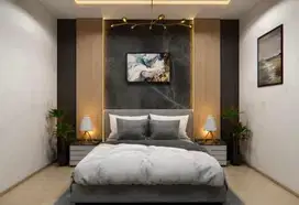 interior desain kitchen set kamar set wardrobe lemari backdrop tv