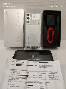 Nubia Red Magic 9 Pro 16/512 Gb Likenew 99% Bea Cukai Fullset bs TT/BT