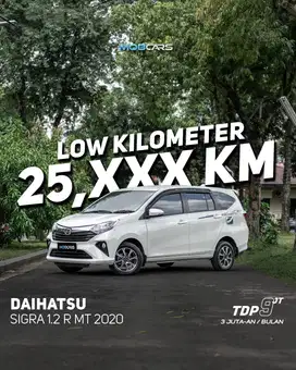 FREE ETOLL & BBM FULL TANK DAIHATSU SIGRA 1.2 R MT 2020 MANUAL