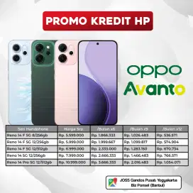 BISA KREDIT OPPO RENO 14 F 5G 8/256GB 12/256GB 12/512GB TANPA DP