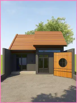 Gotakan Panjatan, Gaya Arsitektur Japandi Type 50 Rumah Murah Jogja
