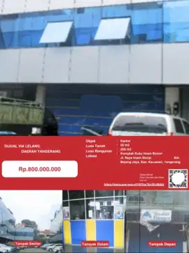 Dijual Ruko Siap Huni Kompleks Ruko Imam Bonjol