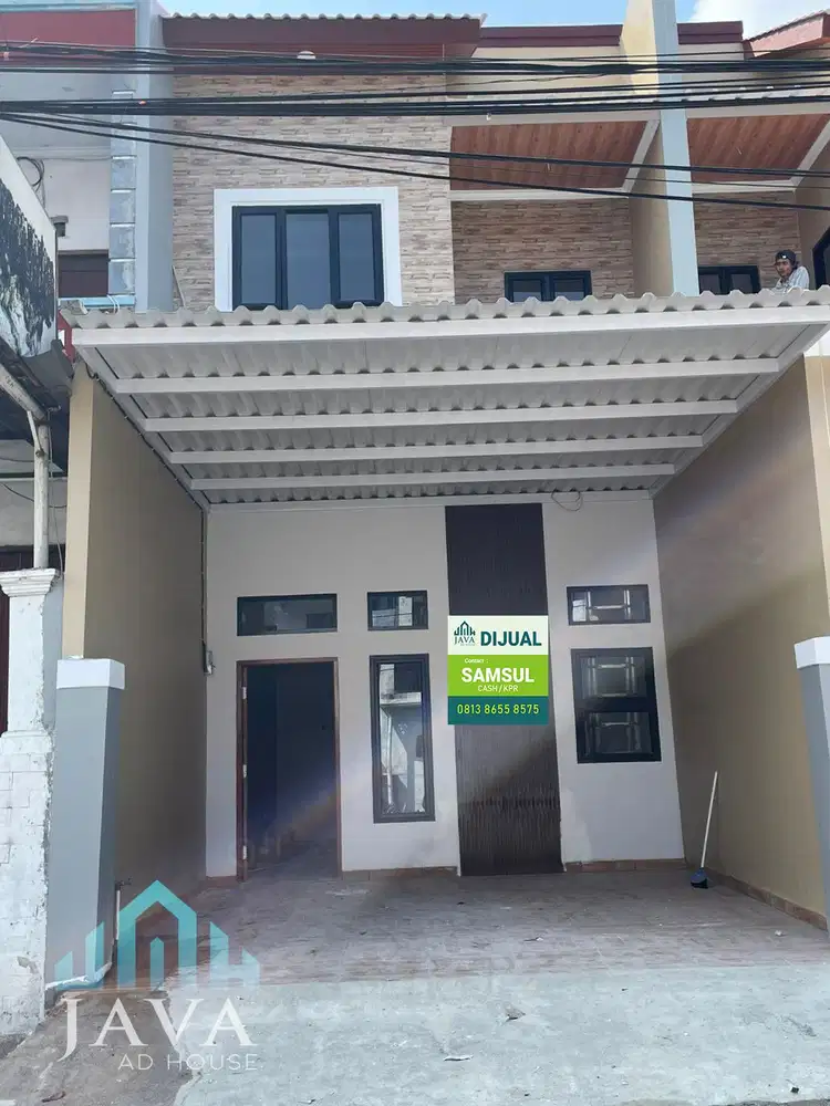 Rumah Tingkat Elegan, Strategis, Bangunan Baru Full, Renov, Strategis