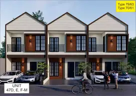 RUMAH 2 LANTAI FREE KANOPI AKSES MASUK 2 MOBIL