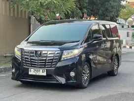 ALPHARD G 2.5 ATPM 2015 HITAM KM 112rb SERVICE RECORD