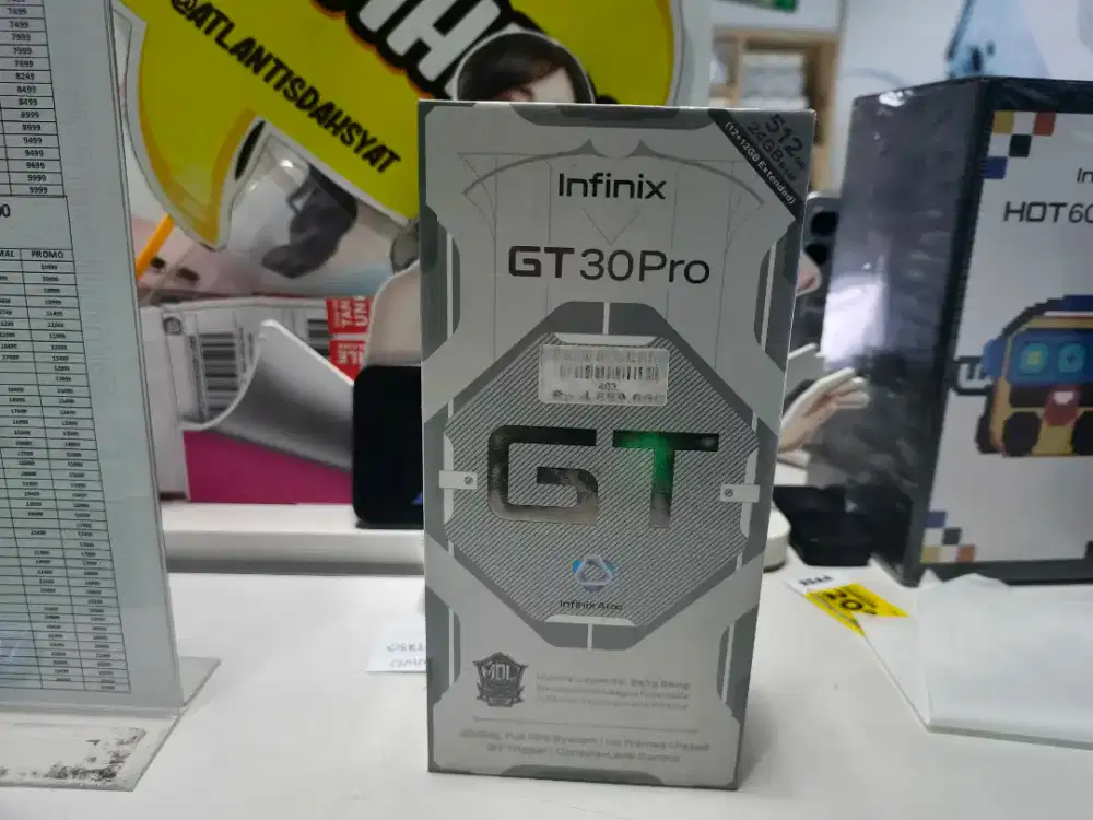INFINIX GT 30 PRO 5G RAM 12/512GB ATLANTIS DAHSYAT