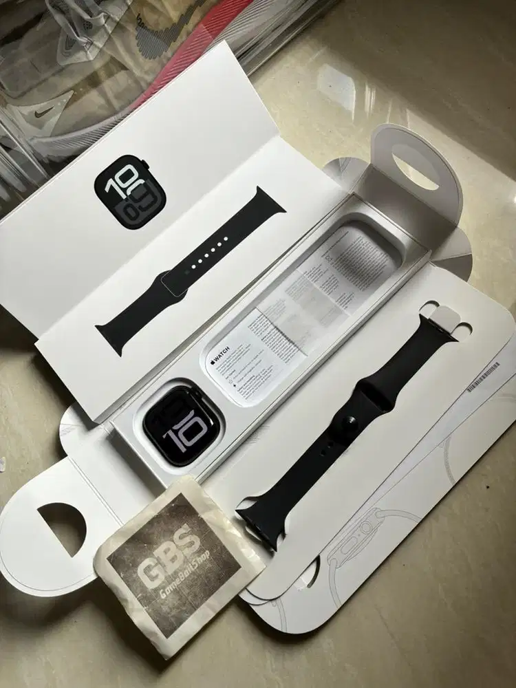 Apple Watch Series 10 46mm GPS Resmi Jet Black Original Applewatch