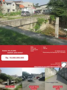 Dijual Tanah Babakansari Kiaracondong Bandung