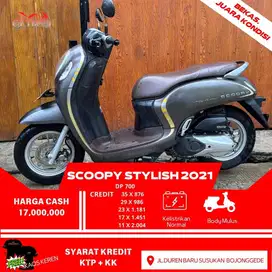 SCOOPY STYLISH 2021 CREDIT CUKUP DP 700 RB DIBANTU SAMPE ACC