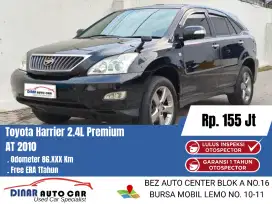 HARRIER 2.4L PREMIUM Sound 2010 At Matic Hitam Warenty 1Th *Dinar Auto
