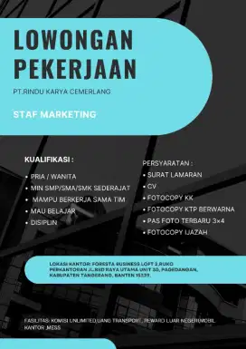 LOWONGAN PEKERJAAN