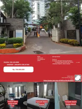 Dijual Apartemen Marbella Kemang Residence