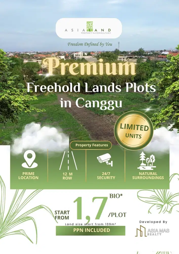 KAVLING TANAH DI LOKASI PREMIUM CANGGU