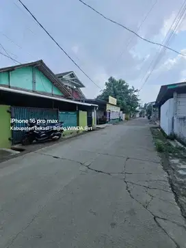 Jual tanah jl.utama tengglis bonus kontrakan 3 pintu d mustika jaya