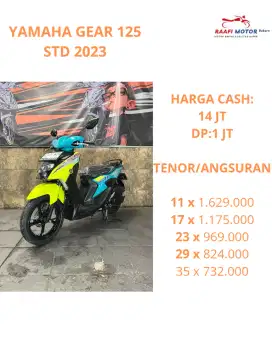 GEAR 125 STD 2023 MOKAS BERKUALITAS SUPER & BERGARANSI CASH/KREDIT