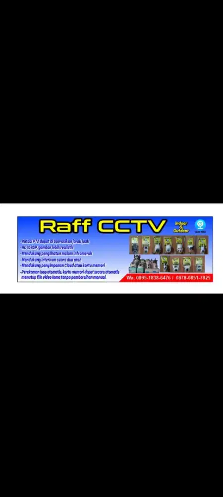 jual cctv baru indoor & outdoor