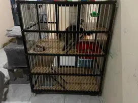 Kandang kucing aluminium
