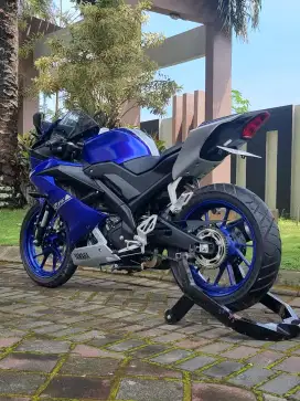 Yamaha All New R15 V3 Odo 500 perak pmk 2018 Metalic Blue Koko Motor