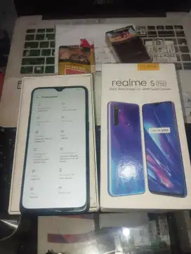 Realme 5 pro 4 /128 fulset original