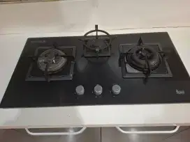 KOMPOR merk TEKA & penyedot asap MODENA kondisi 90%,baik,rutin service