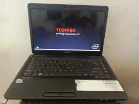 JUAL LAPTOP TOSHIBA C640 INTEL PENTIUM RAM4GB HDD320GB WIN7 OFFICE2010
